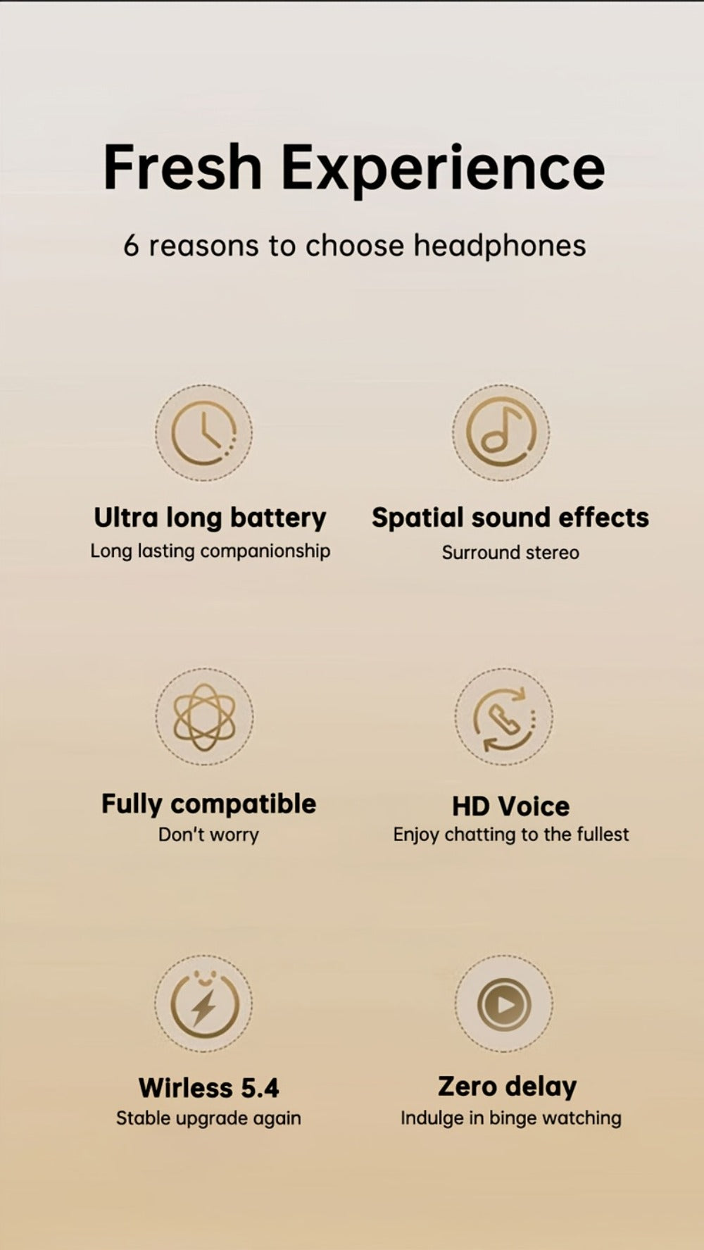 ANC Wireless Earbuds Acer Official TWS In-Ear Active Noise Cancellation Spatial Audio for Bedside Audio, Alarms and Room Entertainment