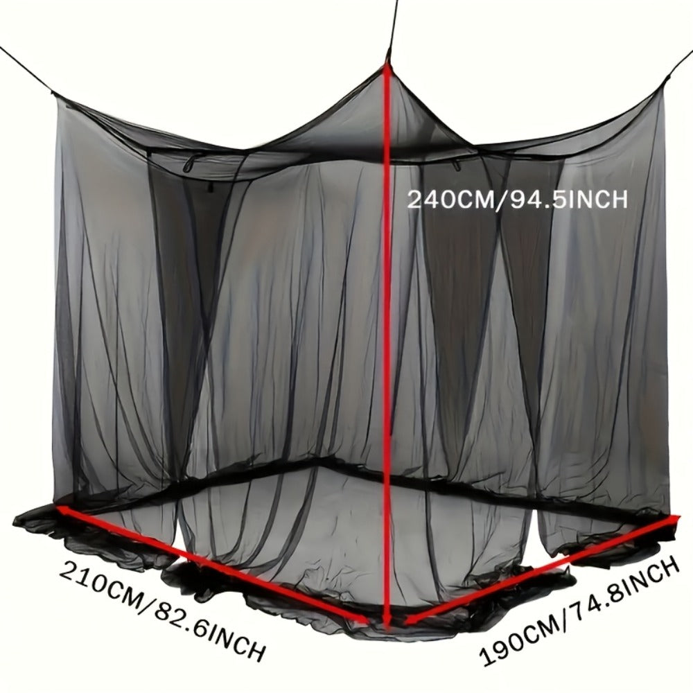 Bed Canopy Mosquito Net – Princess Canopy for Beds with Curtains, Sheer Bed Drapes for Indoor Outdoor Use