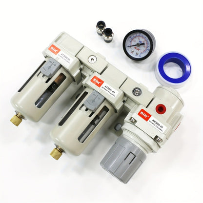 Air Filter Regulator Combo AC3110-03 High Pressure Compressed Air Treatment Unit - FRL for Entryways, Bedrooms and Living Spaces