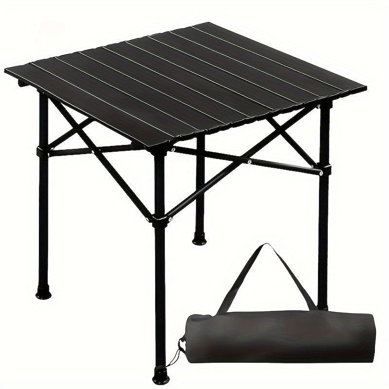 Folding Camping Table with Storage Bag – Large Portable Outdoor Picnic Table for Camping, BBQ, Garden, Backyard & Self-Driving Tours