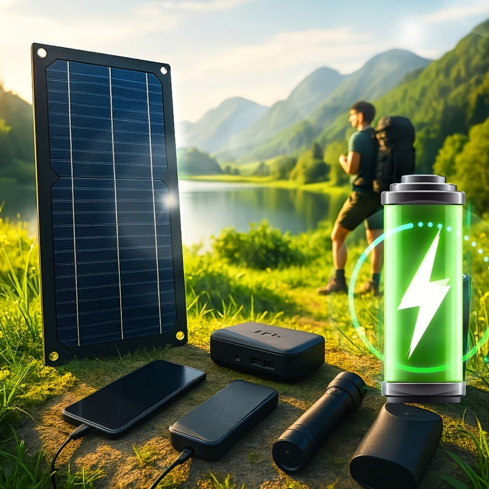 Monocrystalline Solar Panel Kit 18V with 100A Charge Controller – Portable High-Efficiency Solar Charger for RV, Camping