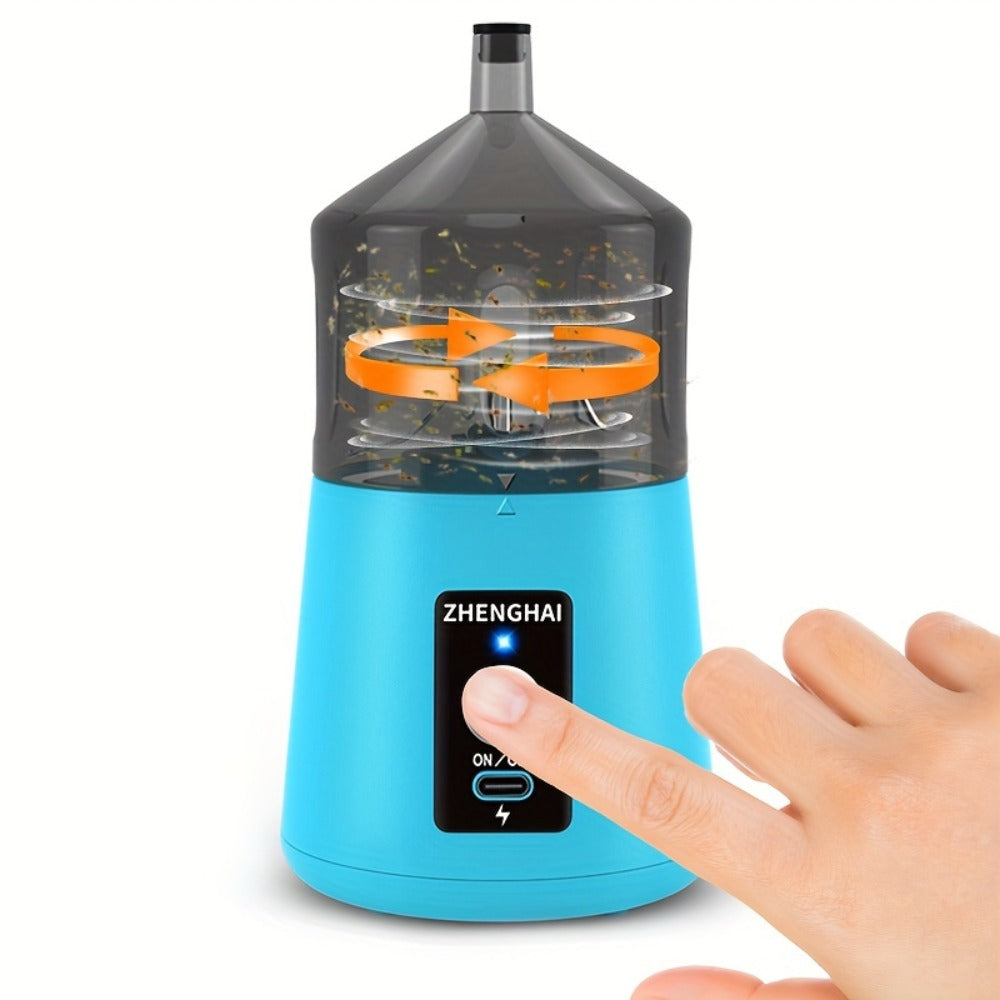 Electric Herb Grinder 150W USB-C Rechargeable - Dual Mode Pulse & Auto, Fast Grinding Dry Spices & Herbs