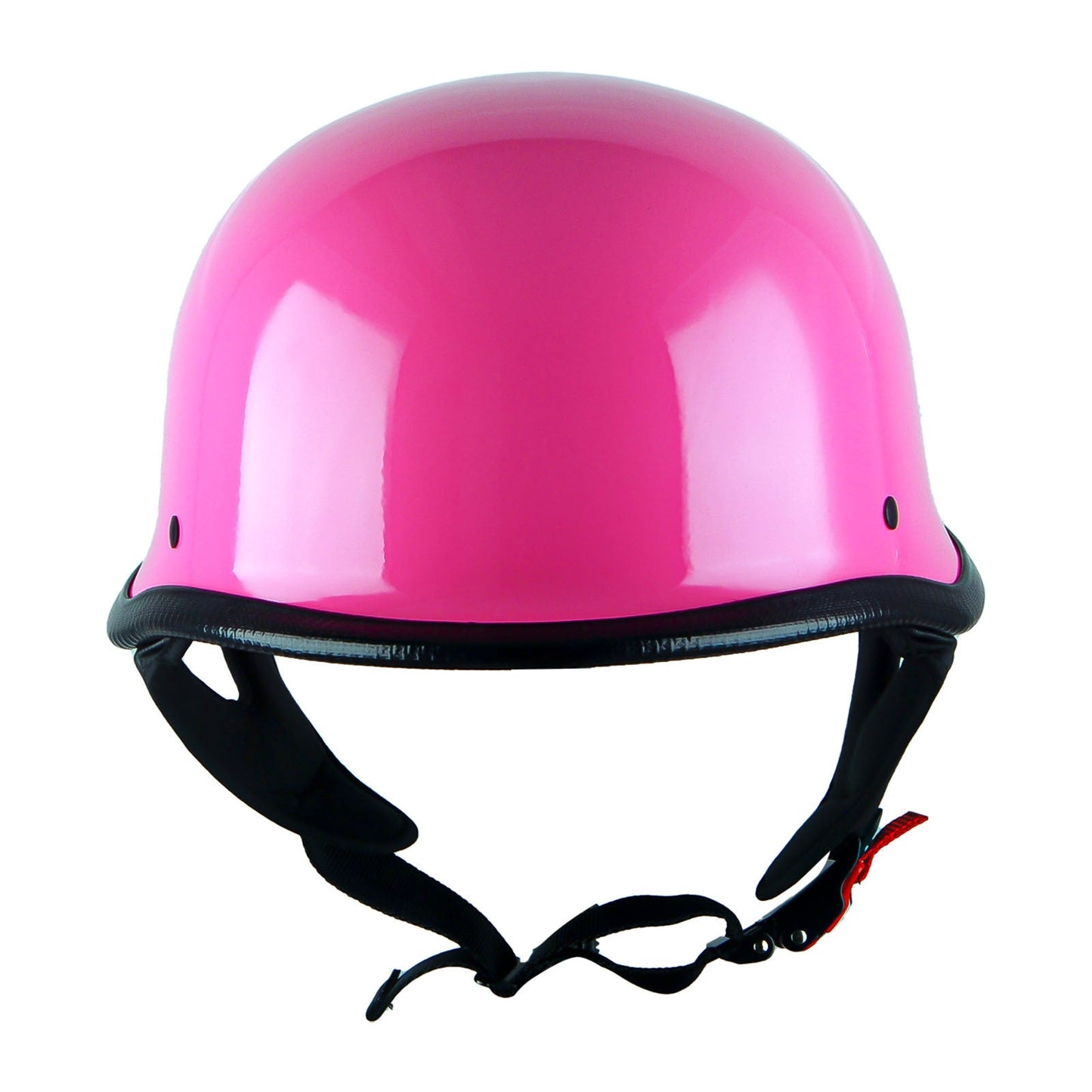 German Style Motorcycle Half Face Helmet – Novelty Skull & Carbon Fiber Design, UV Glossy Finish, Removable Washable Padding