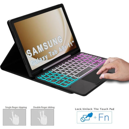 Samsung Galaxy Tab A9 Plus 11 Inch Keyboard Case with Detachable USB-C Keyboard Magnetic Cover Pen Slot for SM-X210 X215 X216 X218