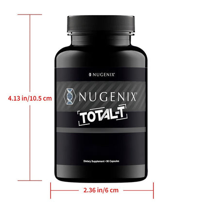 Testosterone Support Supplement for Men Total-T – Supports Free and Total Testosterone Levels, Natural Male Vitality & Strength Formula