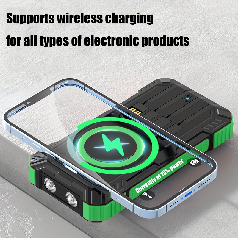 Solar Charger Power Bank 49880mAh Portable Solar Panel Battery Pack Dual USB LED Flashlight for an Everyday Personal Care Routine