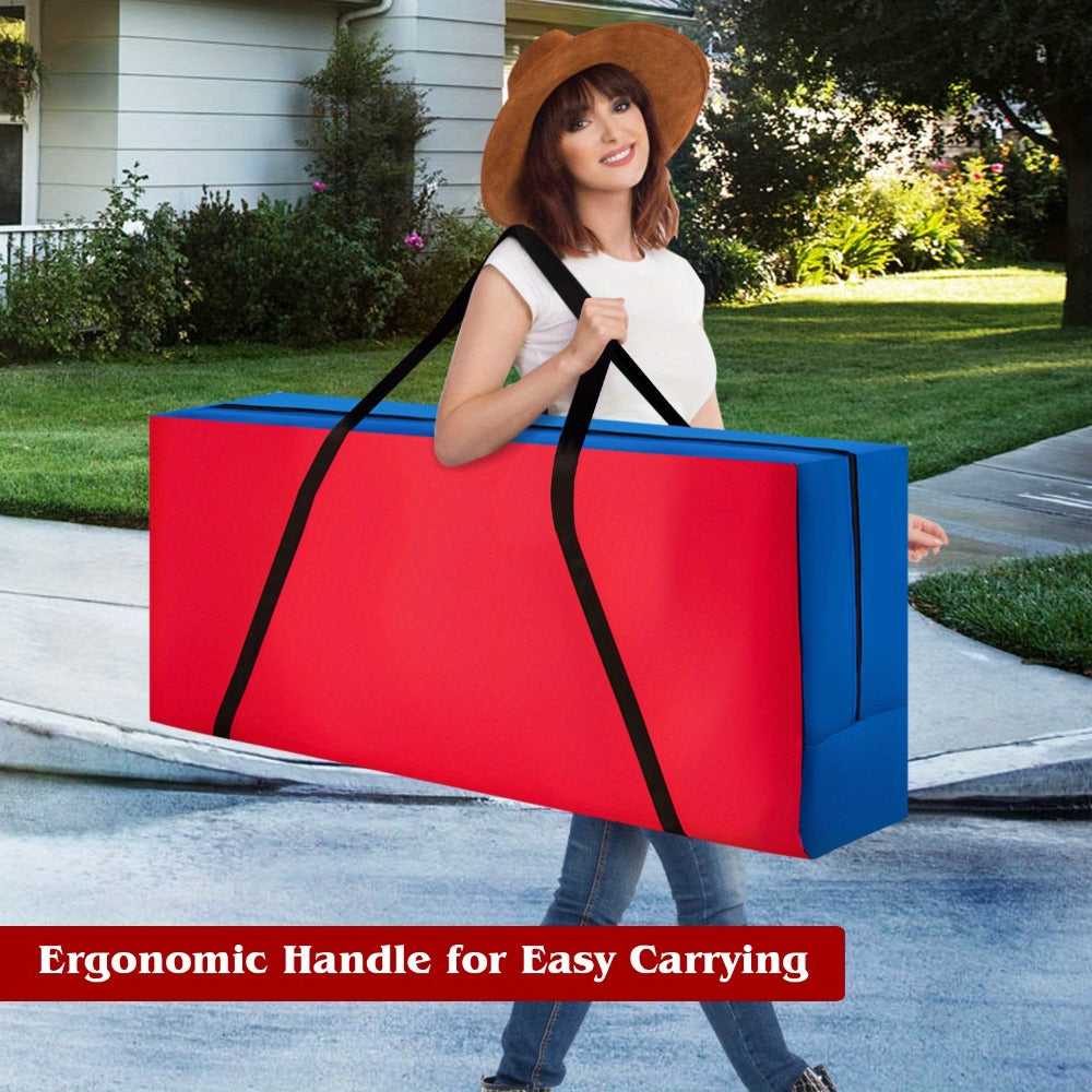 Jumbo 4 in a Row Game Storage Bag Carrying Bag for Giant Connect 4 Game Set Oxford Cloth for Entryways, Bedrooms and Living Spaces