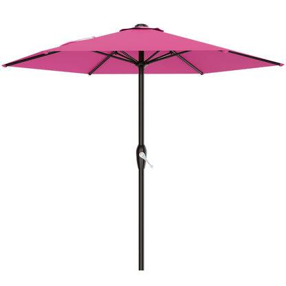 Patio Umbrella shown in the Rose Pink, 7.5FT option