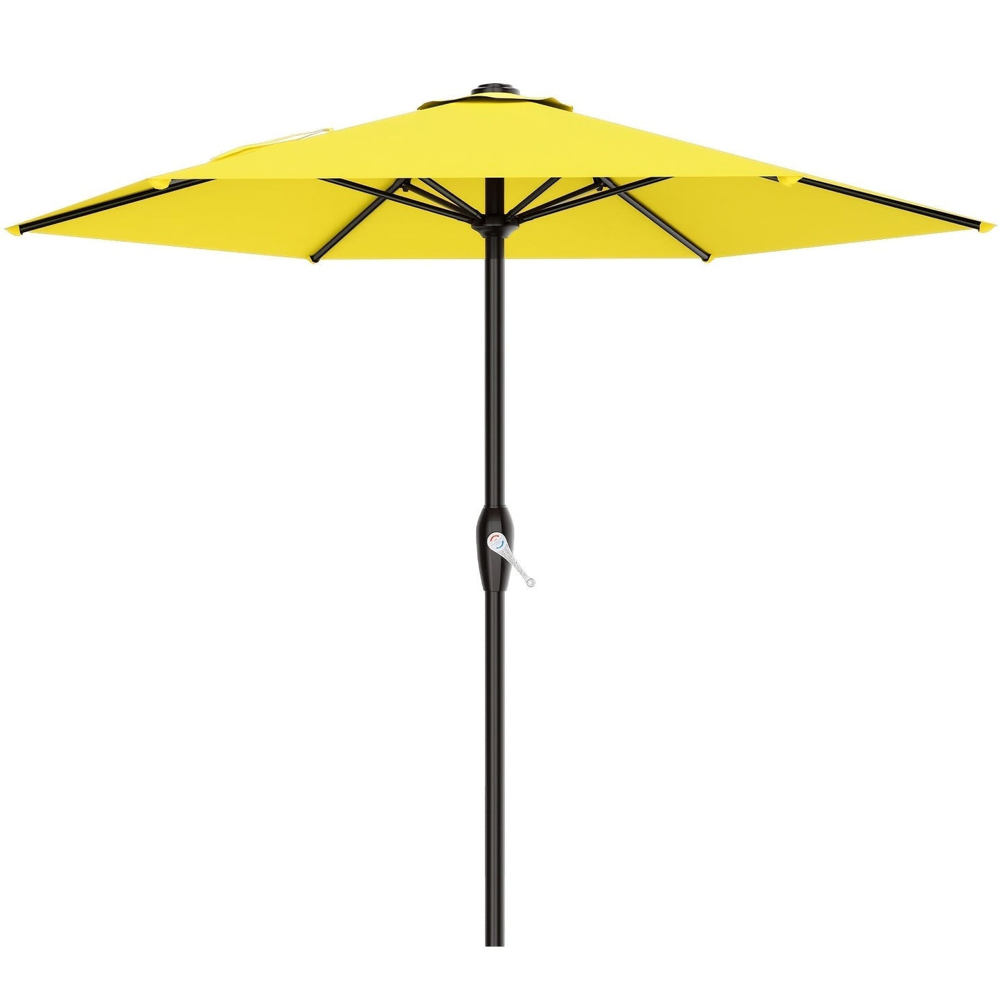 Patio Umbrella shown in the Yellow, 7.5FT option
