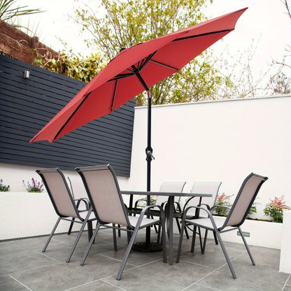 7.5-Foot Patio Umbrella with Tilt Adjustment and UV Protection detail image - detail view 5