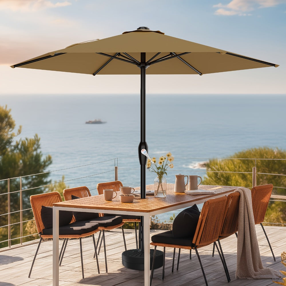 7.5-Foot Patio Umbrella with UV Protection for Outdoor Shade and Protection detail image - detail view 8