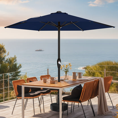 Patio Umbrella shown in the navy option