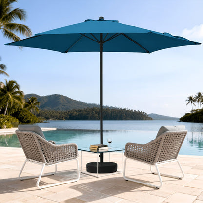 7.5-Foot Round Patio Umbrella with UV Protection for Outdoor Shade and Protection detail image - detail view 14
