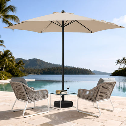 7.5-Foot Round Patio Umbrella with UV Protection for Outdoor Shade and Protection detail image - detail view 5
