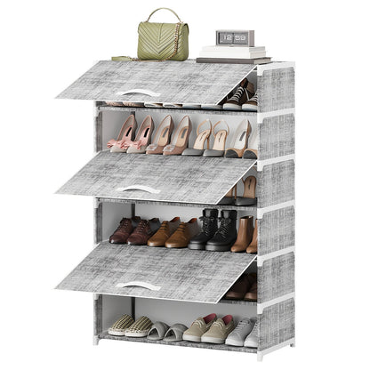 Shoe Rack shown in the 7 Tier-Gray option