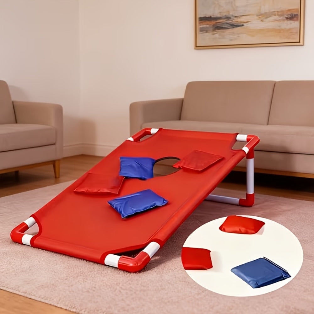 Portable Cornhole Bean Bag Toss Game Foldable Board 12 Bean Bags Storage Bag with the Listed Color, Size or Set Options for Everyday Use