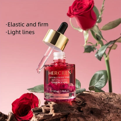 Rose Essential Oil Face & Body Moisturizer – Plant-Based Squalane, Avocado Oil & Hypoallergenic Formula for Dry Skin
