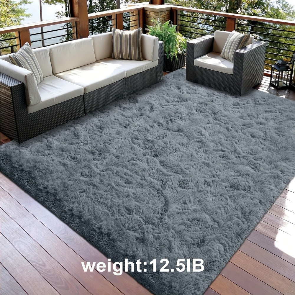 Non-Slip Area Rug Fluffy Soft Carpet – Modern Home Decor Floor Mat for Living Room, Bedroom, Kitchen & Bathroom | Easy Clean Cute Plush Rug
