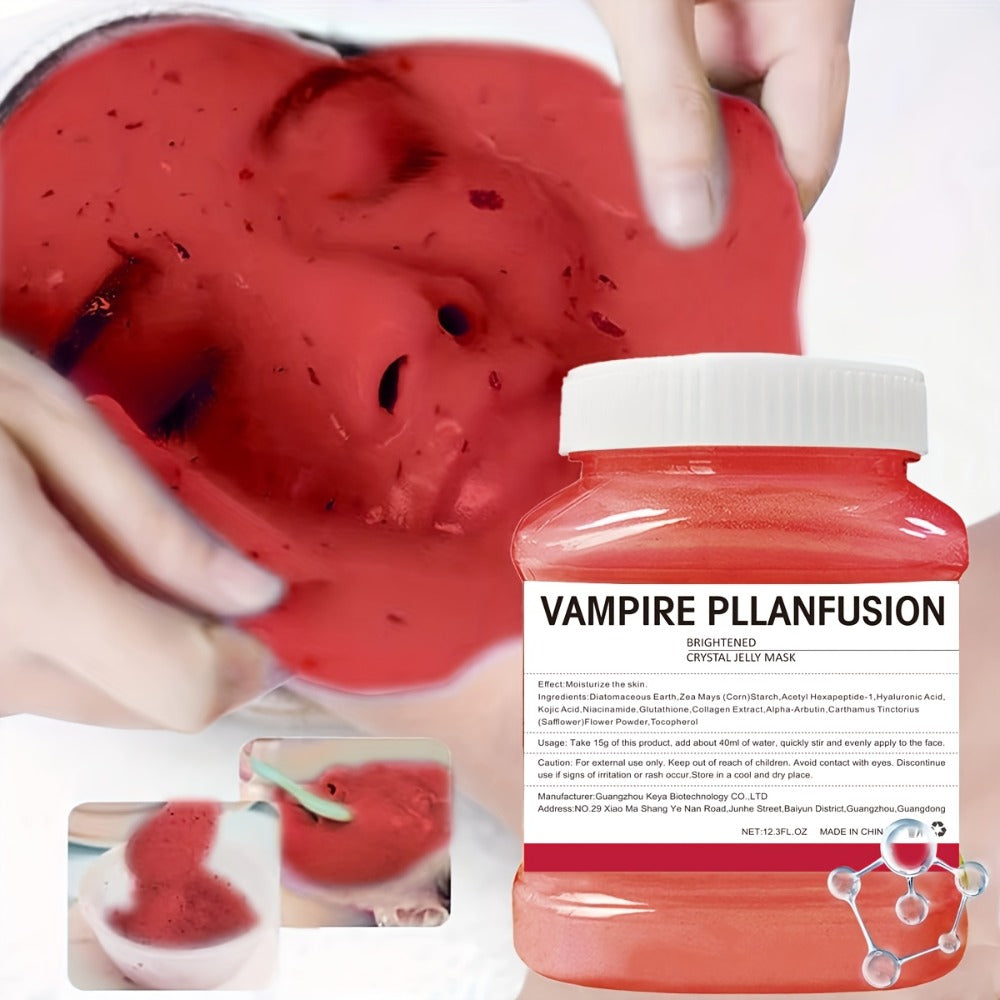 Lactic Acid Jelly Peel-Off Face Mask 12.3 fl oz - Vampire Plasma Exfoliating Mask for Bath Time, Home Spa and Personal Care