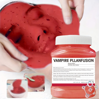 Lactic Acid Jelly Peel-Off Face Mask 12.3 fl oz - Vampire Plasma Exfoliating Mask for Bath Time, Home Spa and Personal Care