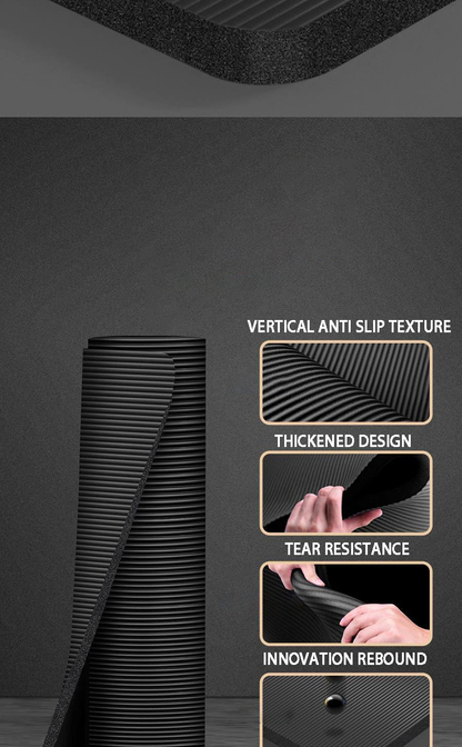 Extra Thick Yoga Mat 20mm – Extra Long 79 x 35 Inch Non-Slip Exercise Mat for Men, High-Density Cushioning for Pilates, Fitness