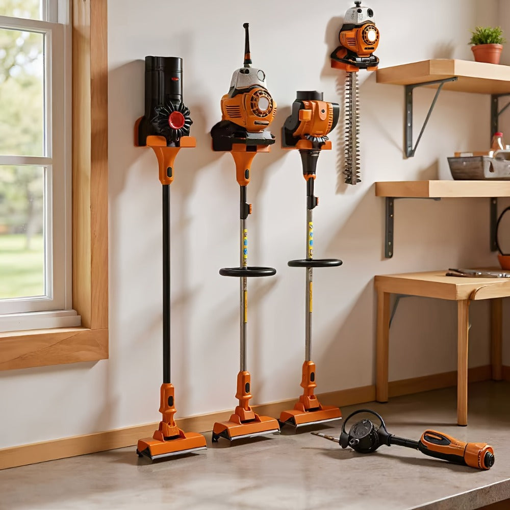 Weed Eater Hanger Wall Mount Trimmer Rack, 8" Garage Storage Hooks for Grass Trimmer, Hedge Trimmer