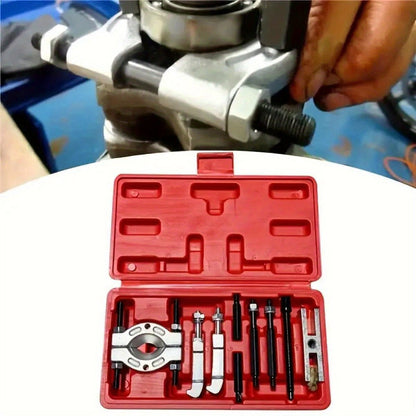 Bearing Puller Set 9-Piece – Gearbox Bearing Removal Tool Kit for Automotive & Mechanical Repair, Internal External Bearing Extractor