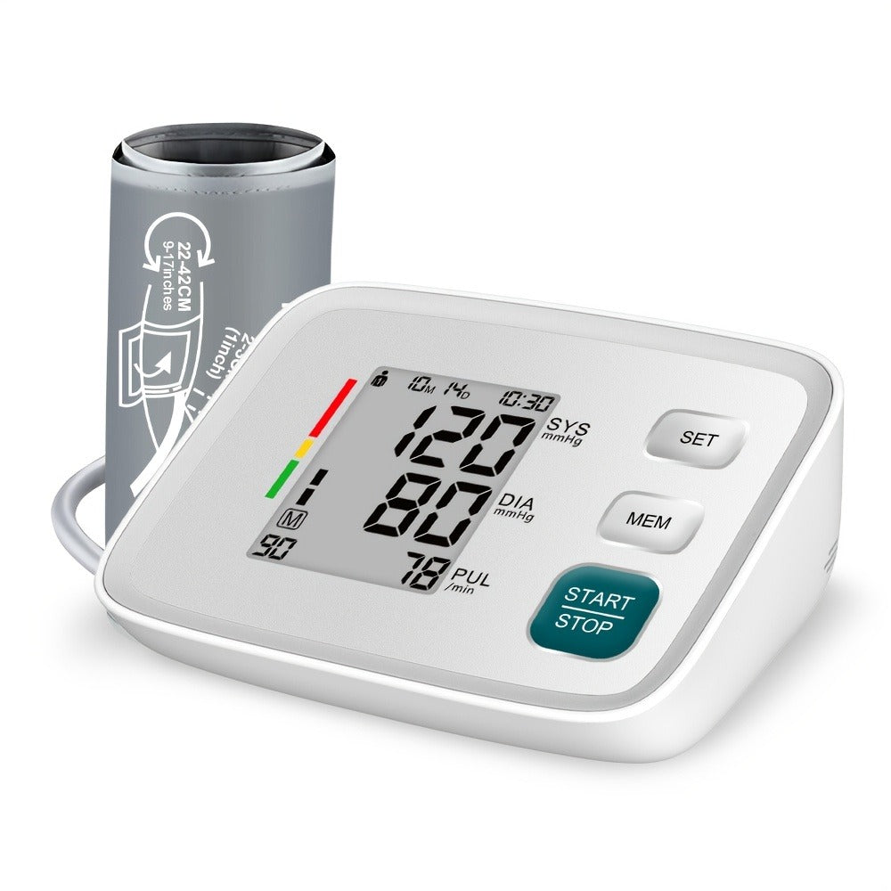 Blood Pressure Monitor by ALPHAMED U80E, Upper-Arm Digital Device with Large Display and 2 x 90 Memory