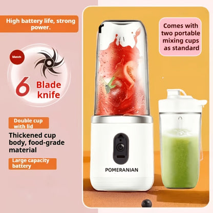 Portable Blender Rechargeable, Mini Personal Juicer for Smoothies, Milkshakes & Juice, USB Charging