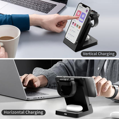 3-in-1 Wireless Charging Power Bank 15W for iPhone 17 16 15 14 13 12 Pro Max for an Everyday Personal Care Routine