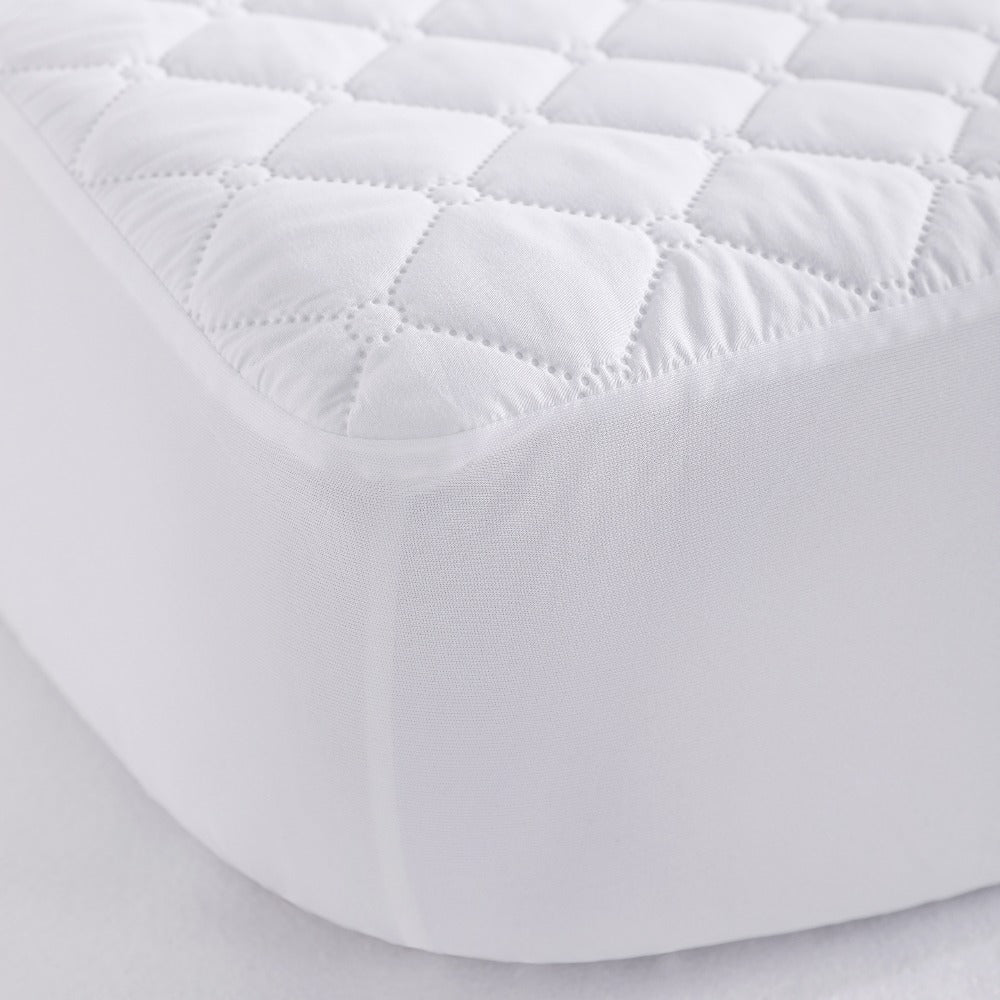 Mini Crib Mattress Protector Fitted Sheet 2 Pack, Quilted Breathable No Noise Baby Mattress Cover