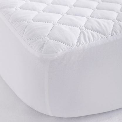 Mini Crib Mattress Protector Fitted Sheet 2 Pack, Quilted Breathable No Noise Baby Mattress Cover