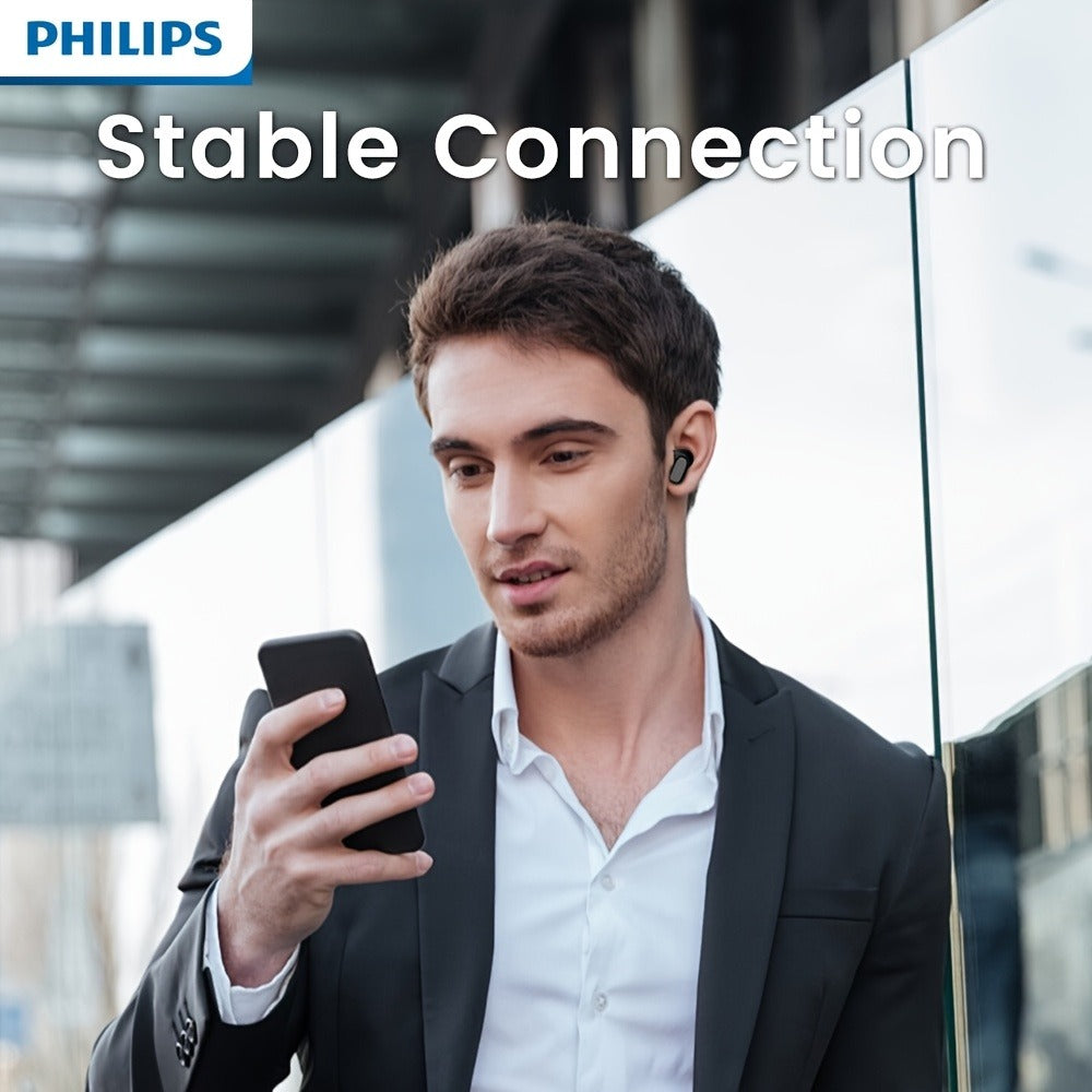 Wireless Earbuds Philips TAT2569 with Active Noise Reduction, Dual Microphones and Type-C Charging Case