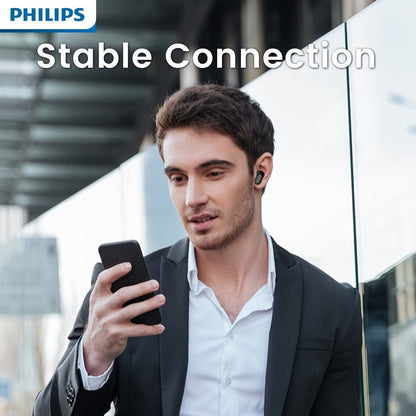 Wireless Earbuds Philips TAT2569 with Active Noise Reduction, Dual Microphones and Type-C Charging Case