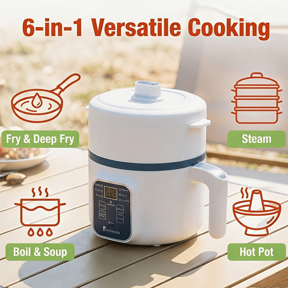 Electric Hot Pot 1.7L Multifunctional for Entryways, Bedrooms and Living Spaces, with the Listed Configuration