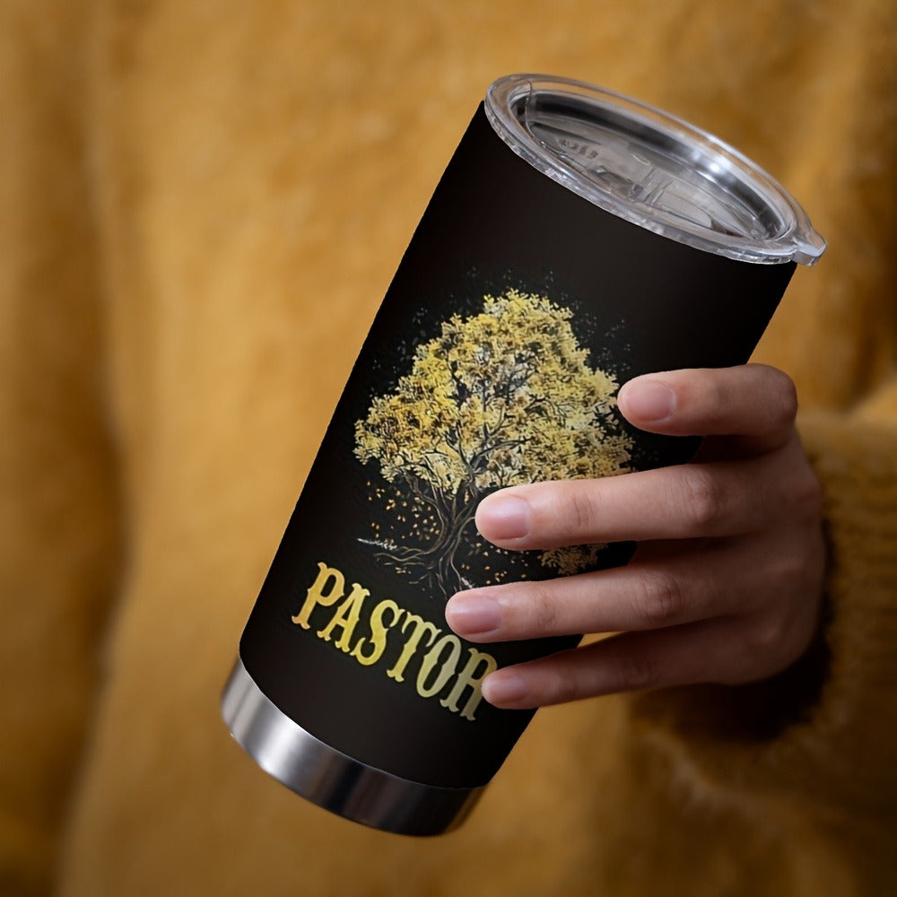 Insulated Tumbler 20oz Tree of Life Graphic Stainless Steel Travel Mug with Lid and Straw for Everyday Use
