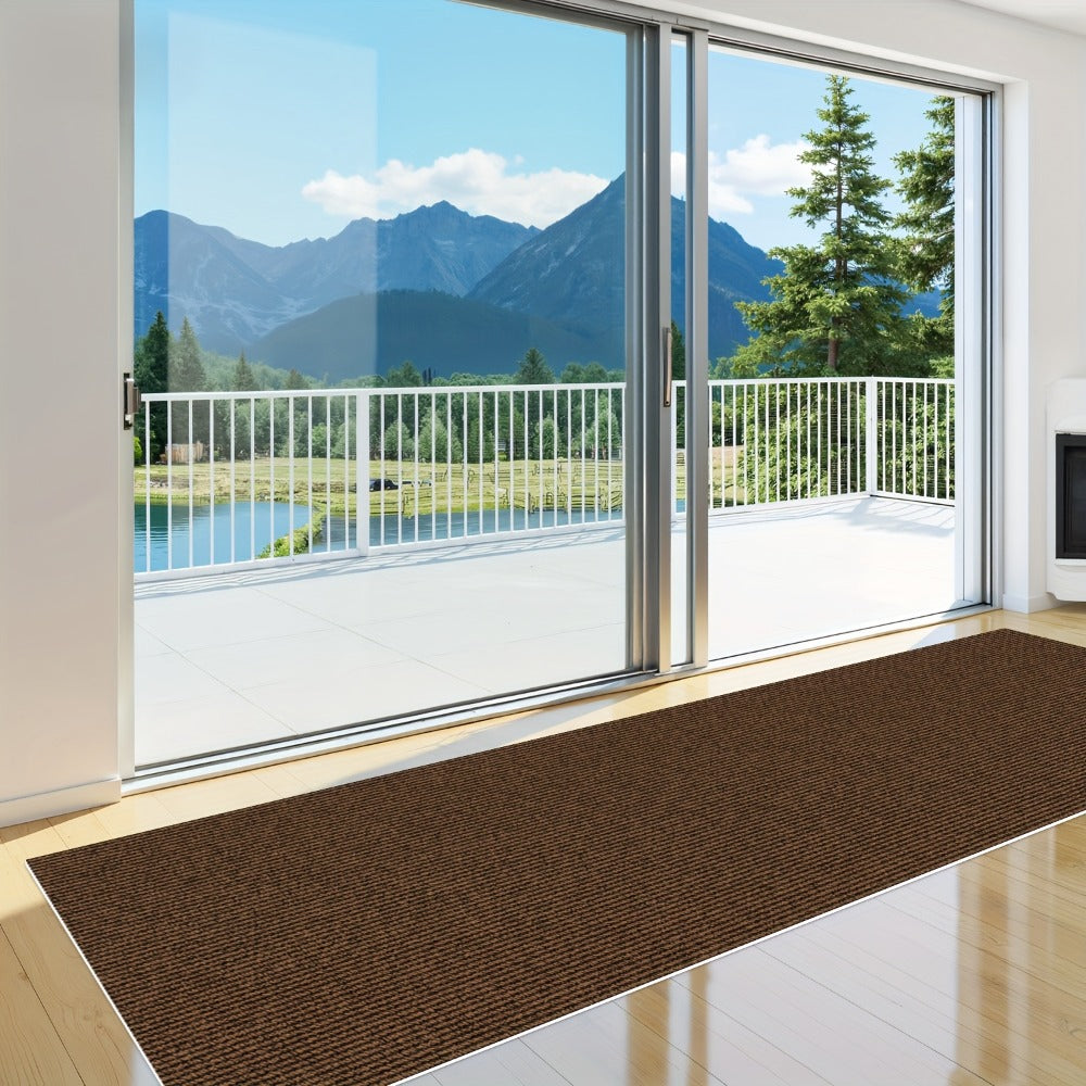 Non-Slip Runner Rug for Hallway Kitchen Stairs – Thick 4mm Long Roll Rug 23.22" Wide, Machine Washable, Multiple Sizes & Colors