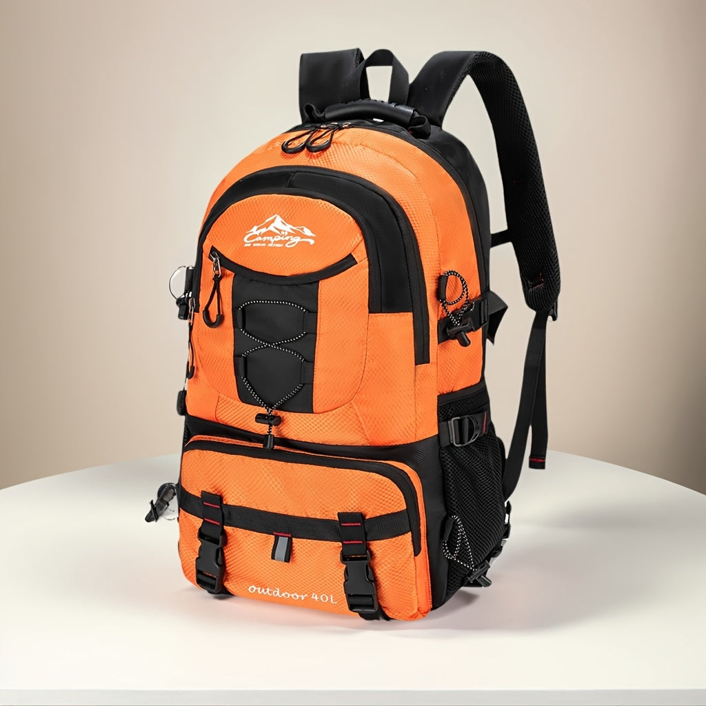 40 L Outdoor Backpack with Pictured 50 x 31 x 25 cm Size, Multi-Pocket Layout and Four Colors