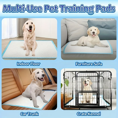 Puppy Pads XXL & XL Super Absorbent – Leak-Proof & Odor-Resistant Pet Training Pads for Potty Training & Accident Management, Home Use