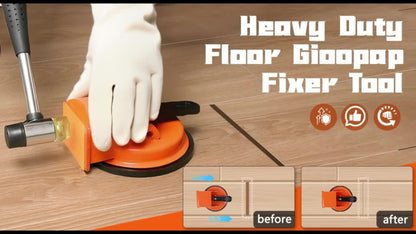 Floor Gap Tool Reinforced Iron Suction Cup Pull System for Laminate Vinyl Composite for Entryways, Bedrooms and Living Spaces
