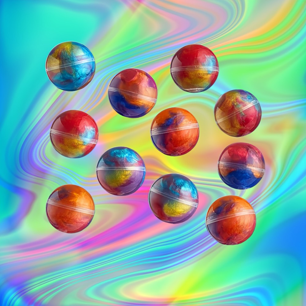 Galaxy Slime Balls 36 Pack Party Favors, Non-Sticky Bendable Slime Spheres for Kids Birthday, Classroom Rewards