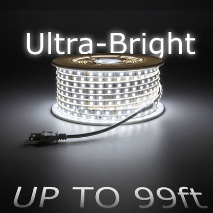 LED Strip Lights 110V AC for Home Cooking, Dining and Outdoor Meals, with the Listed Configuration