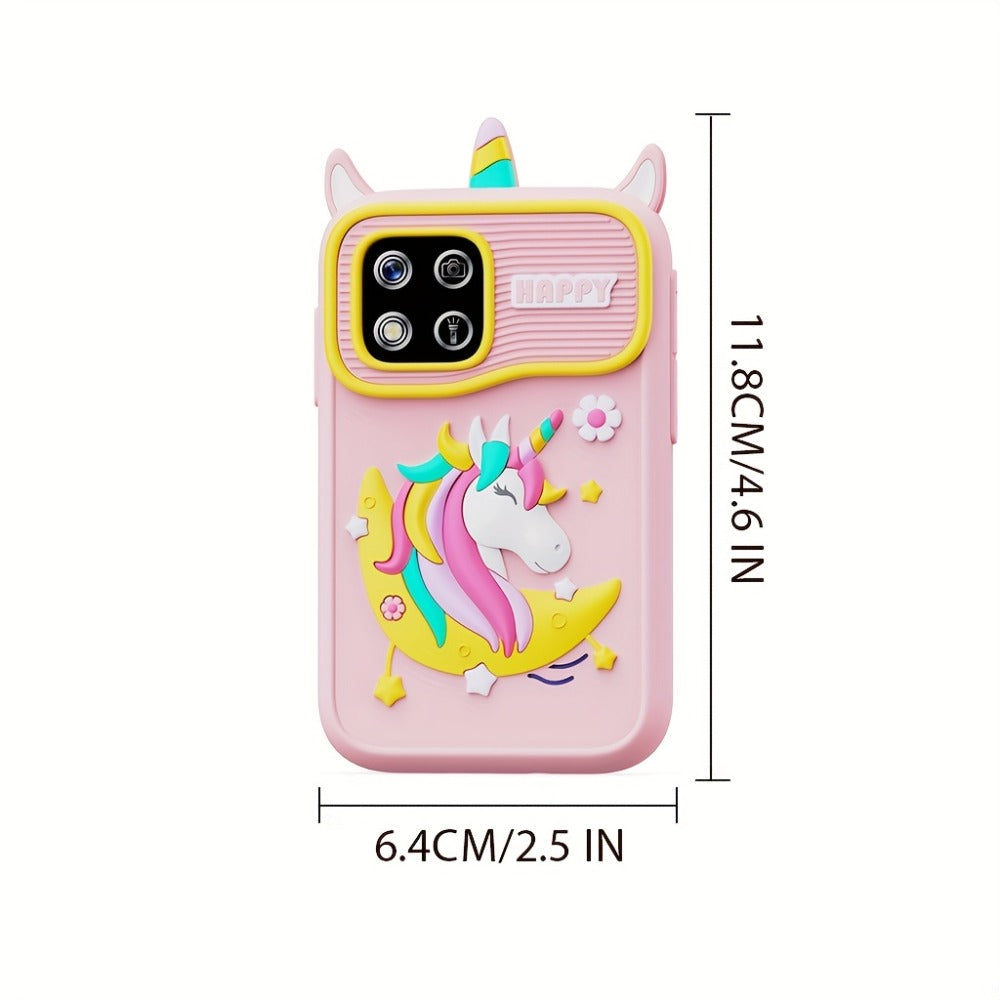 Kids Educational Smartphone Toy with 1080P HD Camera, 20 Mini-Games, Music, Stories & Habit Training