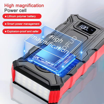 Red or Green Jump Starter with Digital Battery Display and Smart-Clip or Straight-Clip Cable Options