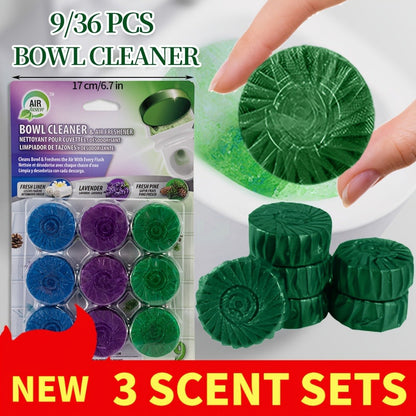 Mesh-Wrapped Toilet Bowl Cleaner Tablets in Fresh Linen, Lavender, Pine or Mixed 9- and 36-Pack Options