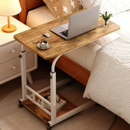 Bedside Table with Wheels Adjustable Height – Multi-Style Nursing Care Table for Elderly & Patients | Single & 3-Tier Rolling Overbed Dining