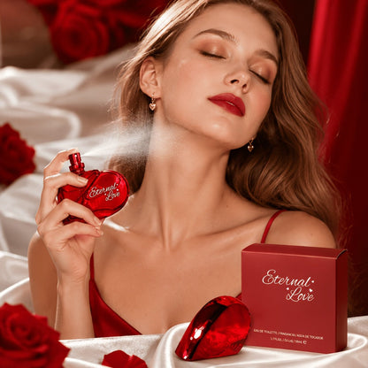 Perfume for Women Love Floral EDP in Sculptural Red Bottle with Fresh Romantic Scent Profile