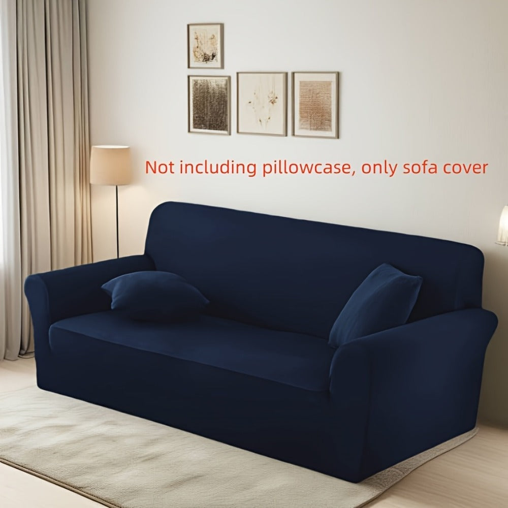 Sofa Cover Elastic Stretch Slipcover for 1, 2, 3 or 4-Seater Sofas in Seven Solid Colors with Model-Specific Size and Color Options