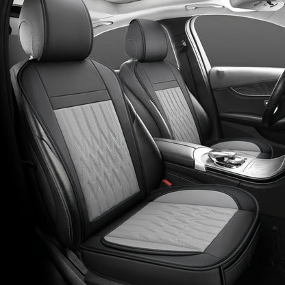 Car Seat Covers Front Pair with Full-Surround High-Back Design and Fifteen Color or Pattern Options