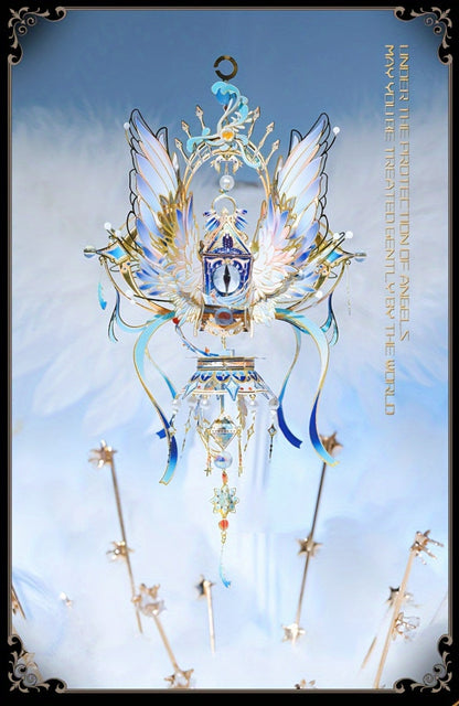 3D Metal Puzzle Model Kit, God's Eye & Angel's Eye MU Assembly, Laser-Cut DIY Craft, Artistic Home & Office Decor
